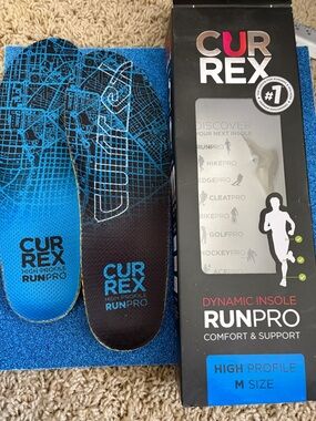 RunPro High Profile Dynamic Insoles - Blue/Black